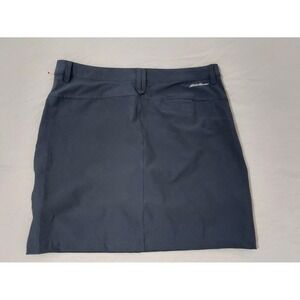 Womens Eddie Bauer Skirt 10 Black Athletic Outdoor Hiking Stretch